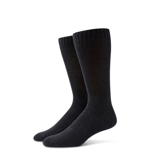 Charcoal Dark Gray 80% Cashmere Socks Mens Sz 8-13 Alchester Pietro Warm Cozy - Picture 2 of 4